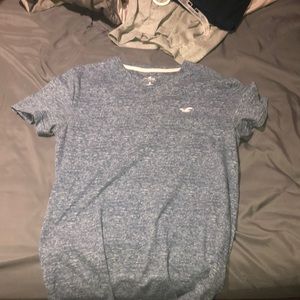 v neck tee, hollister